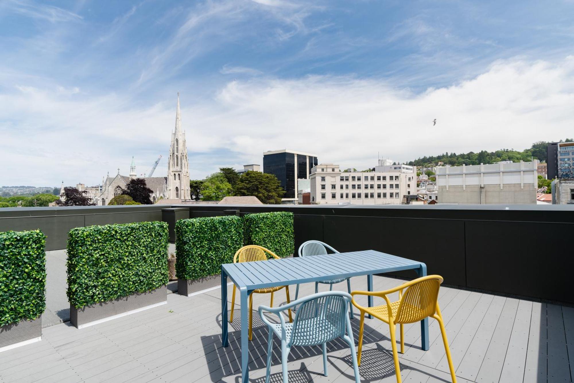 The Chamberson Hotel Dunedin Exterior foto Rooftop terrace